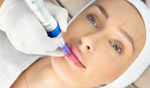 microneedling lips