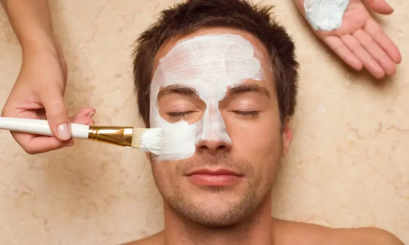 Gezichtsbehandeling mannen